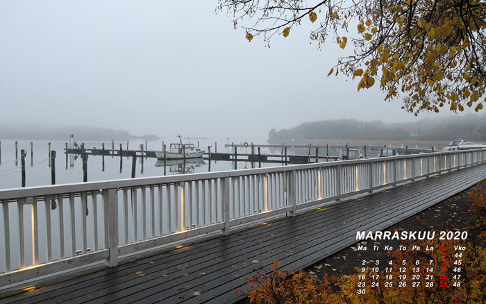 Marraskuun kalenterikuva