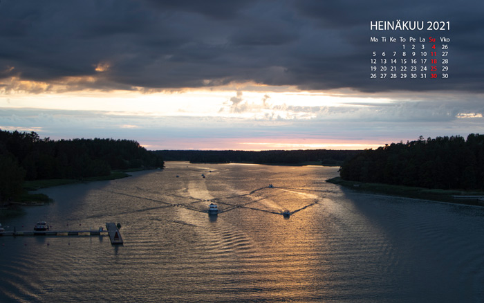 Heinäkuun kalenterikuva 2021