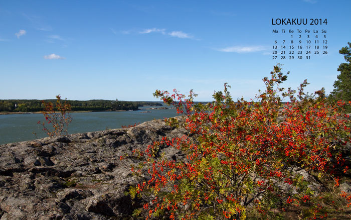 Lokakuun kalenteri